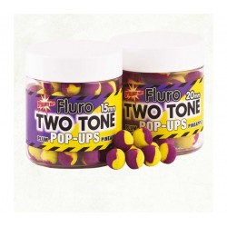Dynamite Baits Two Tone Fluro Plum & Pineapple Pop Ups