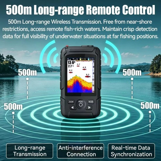 Flytec V803 Pro GPS Лодка за Захранка с Вграден Сонар до 500м. и Ехолот, 4 Бункера, 500 м Обхват, 18000mAh батерия