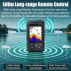 Flytec V803 Pro GPS Лодка за Захранка с Вграден Сонар до 500м. и Ехолот, 4 Бункера, 500 м Обхват, 18000mAh батерия