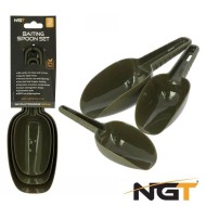 NGT 3pc Baiting Spoon Set – Комплект Лопатки за Захранка (PVA, Spod, Bait Launcher)