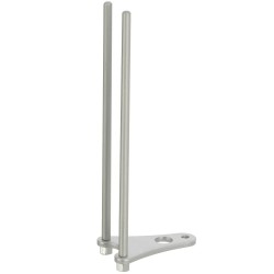 Алуминиеви ограничители за въдица NGT Lightweight Aluminium Snag Bars - Chrome