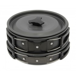 Комплект за гответе NGT 3pc Gun Metal Outdoor Cook Set