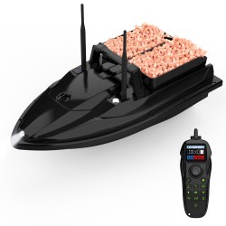 Flytec V600 GPS - Лодка за захранка с 2 коша,  200 GPS точки, 500 м, 18000mAh батерия